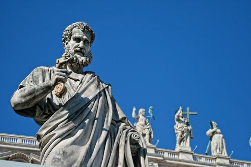 Italy, Roma, Vatikanas, Saint Pierre, Skulptūra