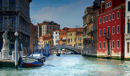 Italy, Venecija, Vanduo, Gondola, Architektūra, Venezija, Lagūnas