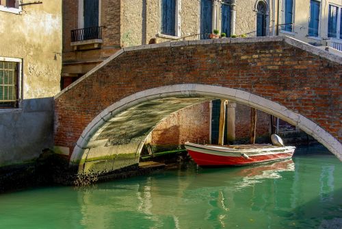 Venecija, Valtis, Italy, Kanalas, Barque