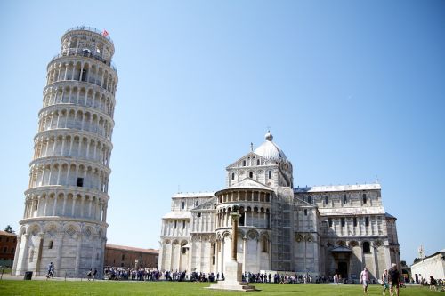 Italy, Pisa, Bokštas, Paminklas, Istorija