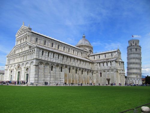 Italy, Pisa, Bokštas Neteisingas, Pasviręs Bokštas, Pastatas, Architektūra