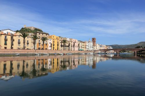 Italy, Sardinija, Bosa, Upė, Apmąstymai, Vanduo