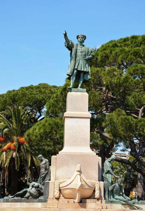 Italy, Rapallo, Statula, Cristoforo Colombo, Šventė