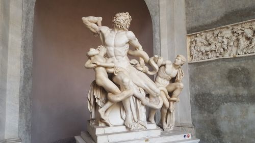 Italy, Vatikanas, Vatikano Meno Muziejus, Statula, Meno Kūriniai