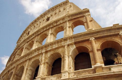Italy, Roma, Koliziejus, Kolosas, Arena, Gladiatorius, Senovinis, Griuvėsiai, Archeologija, Arkos, Arcade, Siena, Senovės Architektūra
