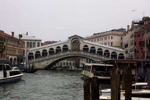 Italy, Tiltas, Venecija, Vanduo, Rialto Tiltas