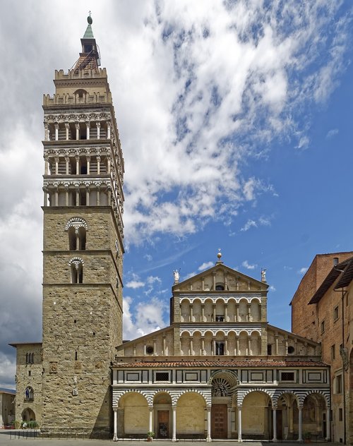 Italija,  Toskana,  Pistoia,  Katedros San Zeno,  Bažnyčia,  Istorinis Centras,  Architektūra