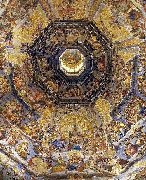 Italija,  Florencija,  Firenze,  Katedra Santa Maria Del Fiore,  Bažnyčia,  Architektūra
