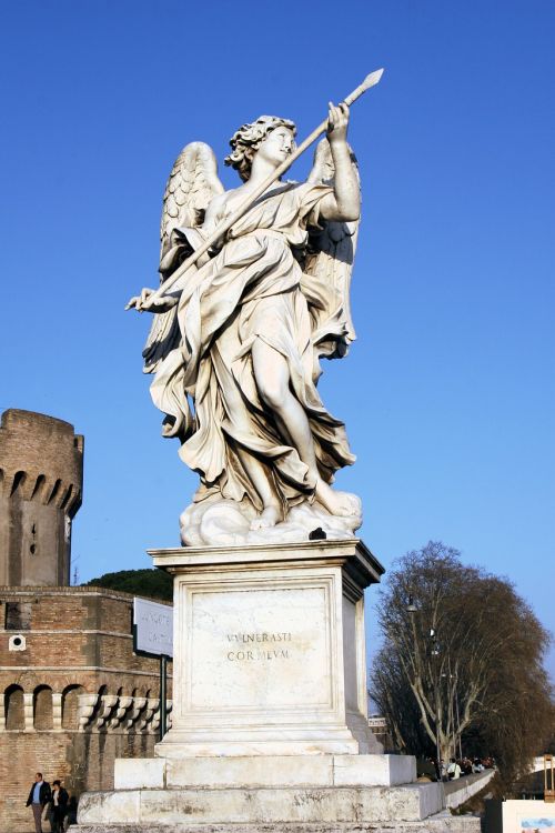 Italy, Roma, Castel Santangelo, Statula, Angelas