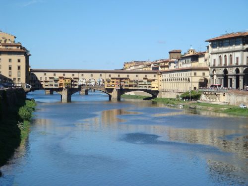 Italy, Florencija, Ponte Vecchio, Tiltas, Toskana, Firenze, Architektūra