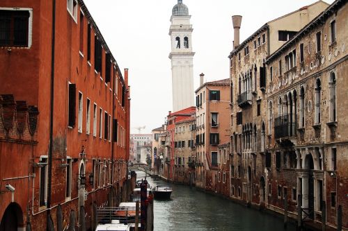 Italy, Venecija, Venezija, Canale Grande, Vanduo, Valtys, Romantiškas, Antrinis Kanalas