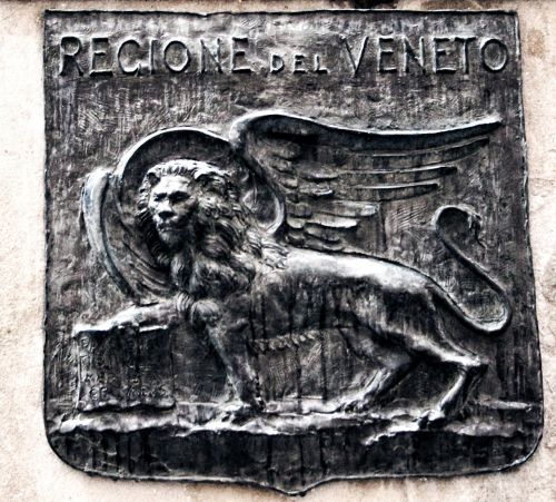 Italy, Venecija, Herbas, Liūtas, Pegasus