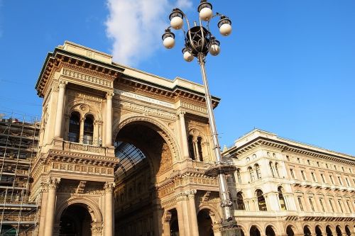 Italy, Milanas, Arcade, Piazza Vittorio Emanuele Ii Galerija, Prekybos Centras, Architektūra