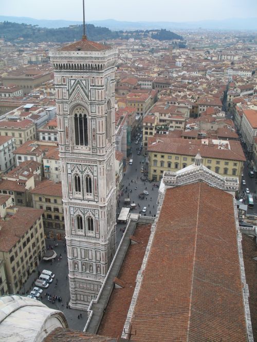 Italy,  Florencija,  Bažnyčia,  Bokštas,  Italijos Florencinė Bažnyčios Bokštas