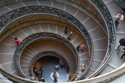 Kelionės Italijoje, Vatikanas, Laiptai