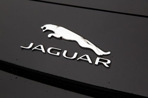 Jaguar, Logotipas, Juoda, Sidabras, Emblema