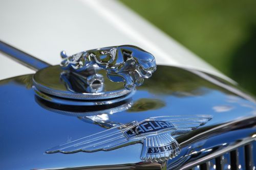 Jaguar, Gaubto Ornamentas, Automobilis, Automobilis, Klasikinis, Transporto Priemonė, Vintage, Retro, Blizgantis, Brangus, Senovinis