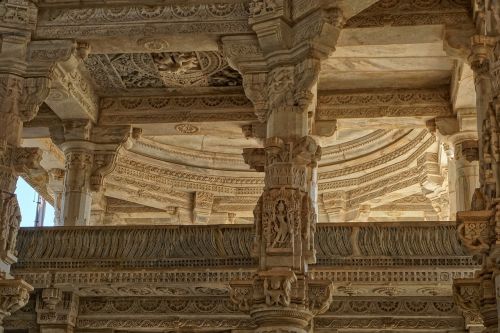 Jain Temple,  Chaumukkha Mandiras,  Ranakpur,  Architektūra,  Kelionė,  Pastatas,  Senas,  Senovė,  Ramstis,  Šventykla,  Skulptūra,  Menas,  Kultūra,  Be Honoraro Mokesčio