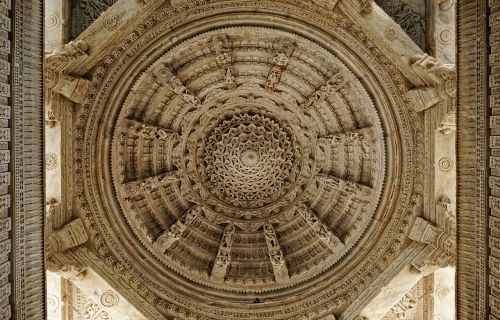 Jain Temple,  Chaumukkha Mandiras,  Ranakpur,  Architektūra,  Kelionė,  Senas,  Religija,  Bažnyčia,  Kupolas,  Istoriškai,  Marmuras,  Be Honoraro Mokesčio