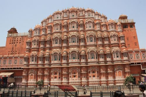 Jaipur, Indija, Rajasthan, Architektūra, Vėjo Rūmai, Kelionė, Hawa Mahal