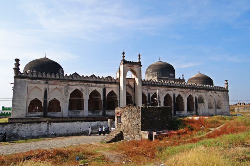Jama Masjid, Gulbarga Fortas, Bahmani Dinastija, Indų-Persų, Architektūra, Karnataka, Indija