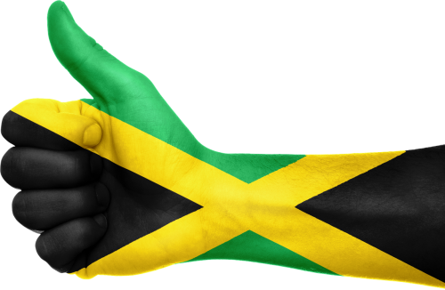 Jamaika, Vėliava, Ranka, Nacionalinis, Pirštai, Patriotinis, Nykščiai Aukštyn, Patriotizmas, Karibai
