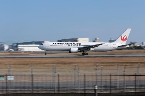 Japonija, Lėktuvas, Boeing 767, Osako Oro Uostas