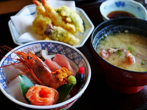 Japonų Maistas, Japonijos Maistas, Sashimi, Jūros Gėrybės, Tempura, Miso Sriuba, Japonija, Japoniškas Stilius