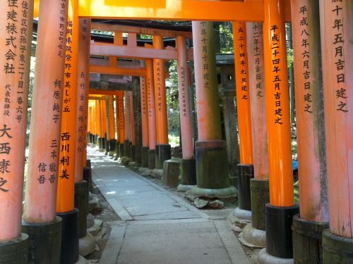 Japonija, Fushimiinari, Tori, Kyoto, Šventyklos, Budizmas