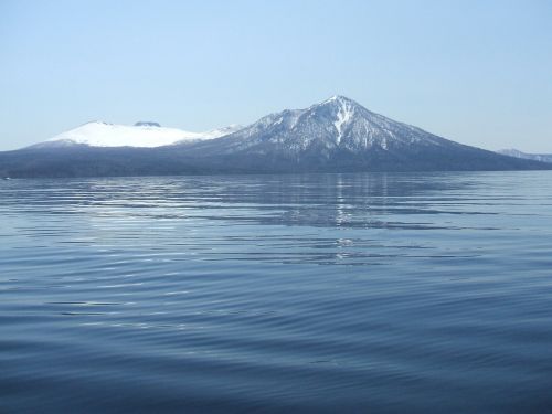 Japonija, Hokaidas, Ežeras Shikotsu, Sapporo, Ežeras, Natūralus, Žiema, Ramybė