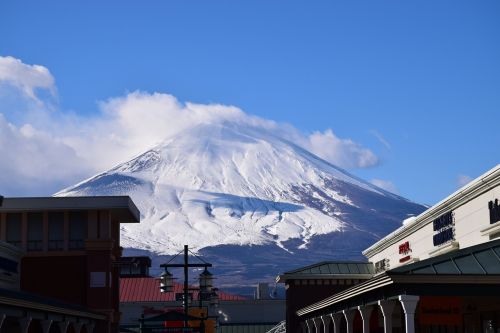 Japonija, Kalno Fuji, Sniego Kalnas