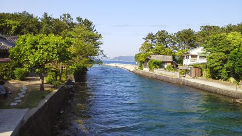 Japonija, Jūra, Upė, Hagi Town