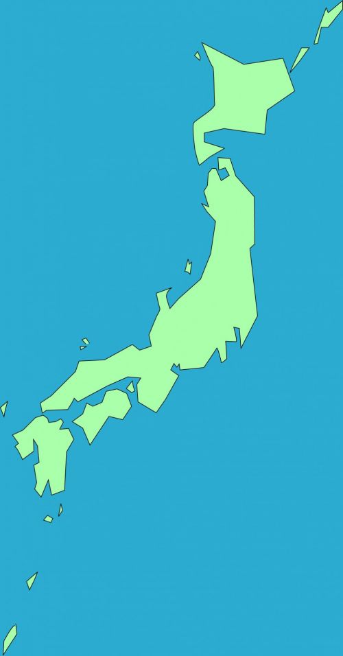 Japonija,  Žemėlapis,  Tidu,  Geografija,  Nihon,  Sala,  Japonija