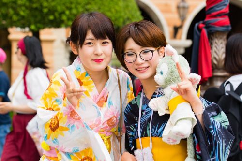 Japanese, Kimono, Portretas