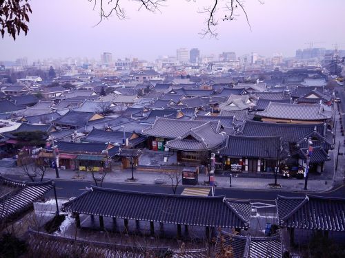 Jeonju, Tradicinis Miestas, Korėja, Aušra, Miestas, Senas, Istorinis