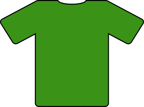 Džersis, T-Shirt, Marškinėliai, Žalias, Nemokama Vektorinė Grafika