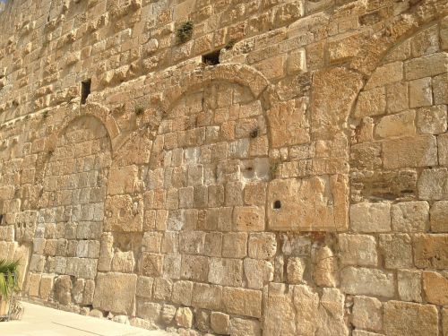 Jeruzalė Izraelis, Vakarinė Siena, Plytų Siena, Jeruzalės Akmuo, Senovės Architektūra