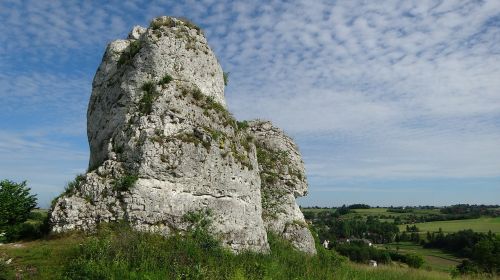 Jerzmanowice, Lenkija, Rokas, Gamta, Kalkakmenis, Kraštovaizdis