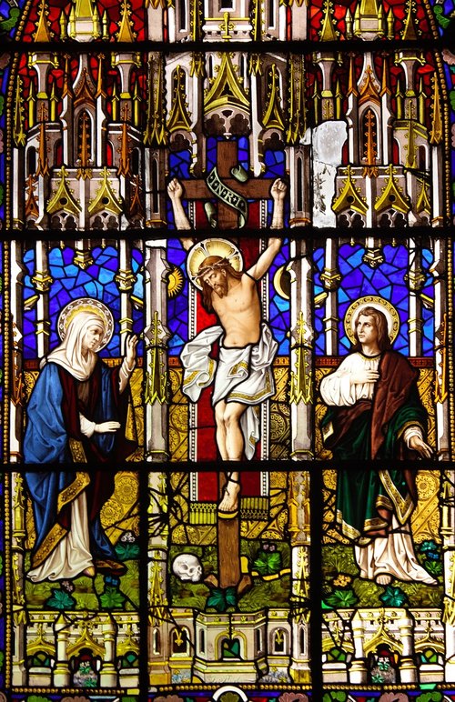 Jėzus,  Kirsti,  Bažnyčia Langas,  Castell De Santa Florentina,  Katalonija,  Nukryžiavimas,  Krikščionybė