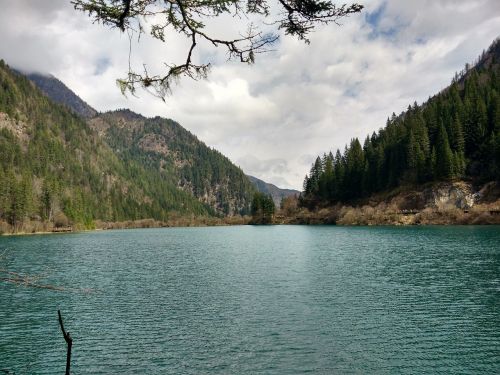 Jiuzhaigou, Kraštovaizdis, Turizmas, Ežeras, Kalnas, Kraštovaizdis