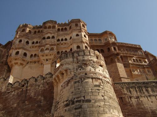 Jodhpur, Mehrangarh, Indija, Tvirtovė