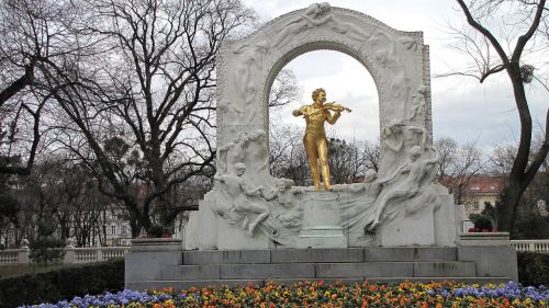 Johann Strauss Image, Wien, Skulptūra, Sodas, Miesto Pertrauka, Ekskursijos, Aukso Skulptūra