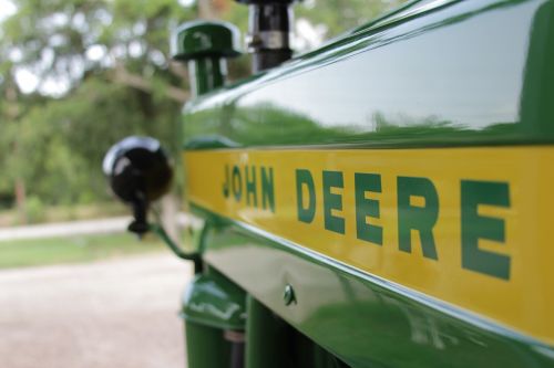 John Deere, Traktorius, Žalias, Geltona, Ūkis