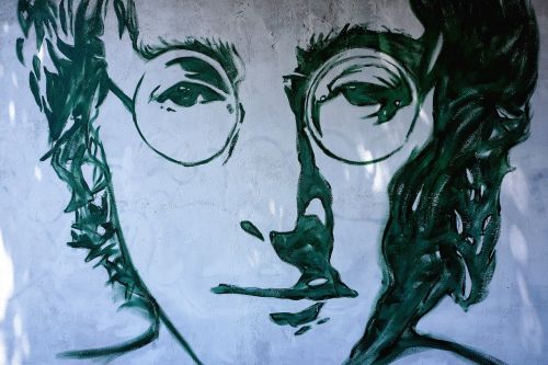 Džonas Lenonas, Gatvė, Menas, Grafiti, Verona, Italy
