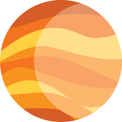Jupiteris, Oranžinė, Planeta