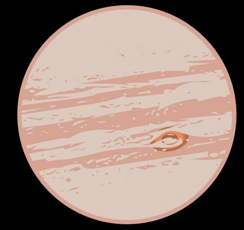 Jupiteris, Planeta, Iliustracija