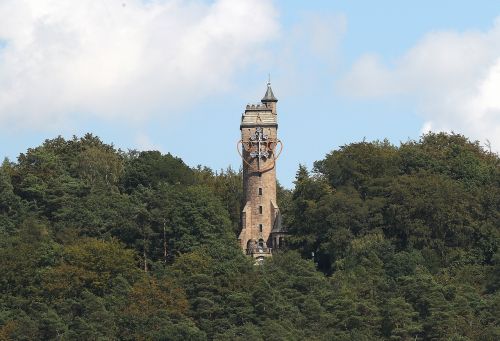 Kaiser Wilhelm Turm, Veidrodžio Malonumo Bokštas, Stebėjimo Bokštas, Lahn Kalnai, Labadze Marburg Prie Marburgo, Hesse, Bokštas, Marburgas, Achitecture