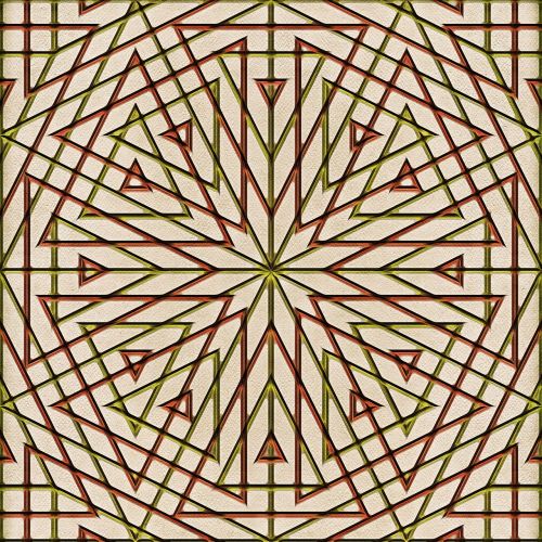 Kaleidoskopas, Prisijungęs, Trikampis, Modelis, Dizainas