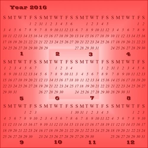 2016 & Nbsp,  Kalendorius,  Mėnuo,  Metai,  Apdaila,  Planuotojai,  Fonas,  Data,  Kalendorius 2016 M