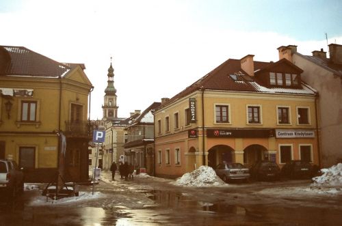 Namas,  Gatvė,  Miestas,  Salė,  Zamosc,  Lenkija,  Namas,  Zamosc